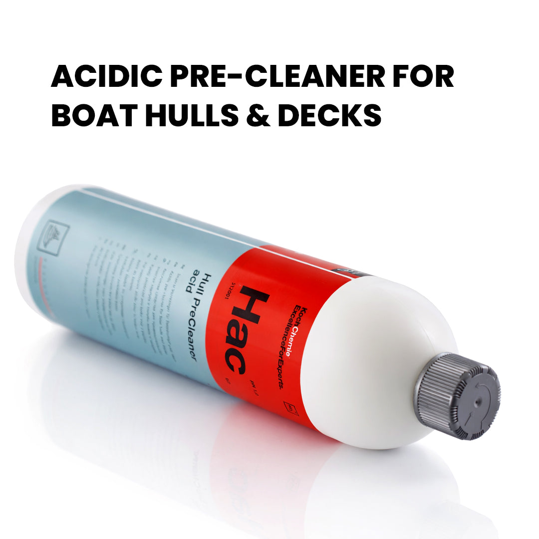 Koch Chemie Hull PreCleaner Acid Pre-Cleaner bottle down right view on white background