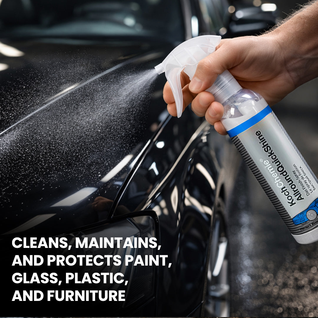 Koch Chemie Allround Quick Shine 140 ml Vehicle cleaners spraying on car