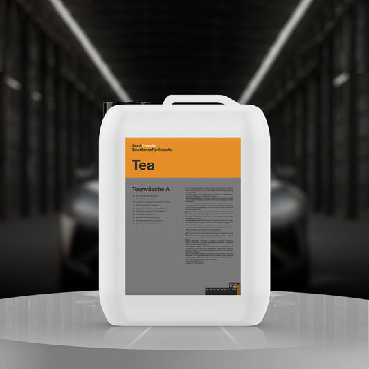 Koch Chemie Teerwasche A 10L - Tar remover for effective cleaning of tar and bitumen from solvent-resistant surfaces.