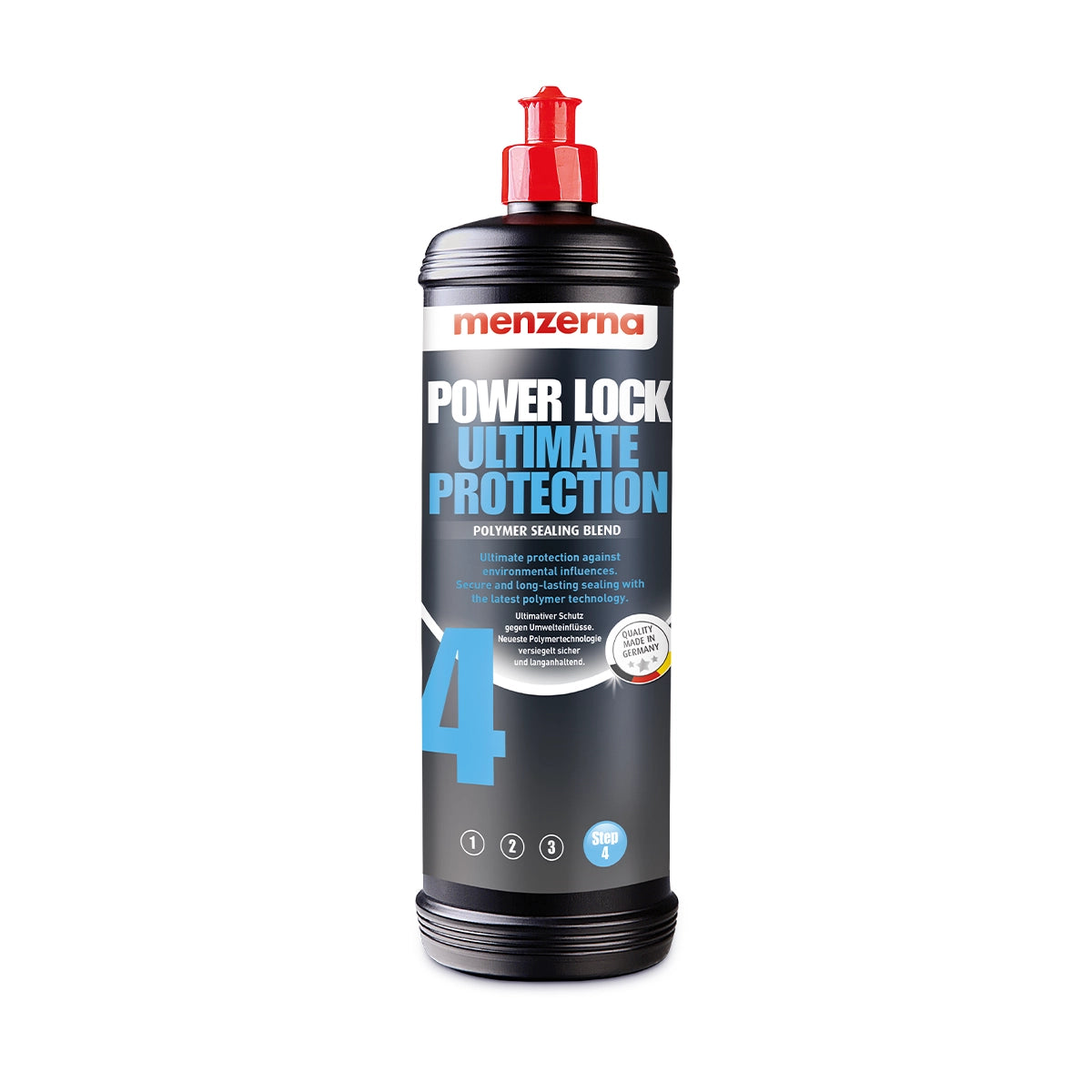 Menzerna Power Lock 1 Ltr, advanced polymer sealant for long-lasting paint protection and exceptional gloss.