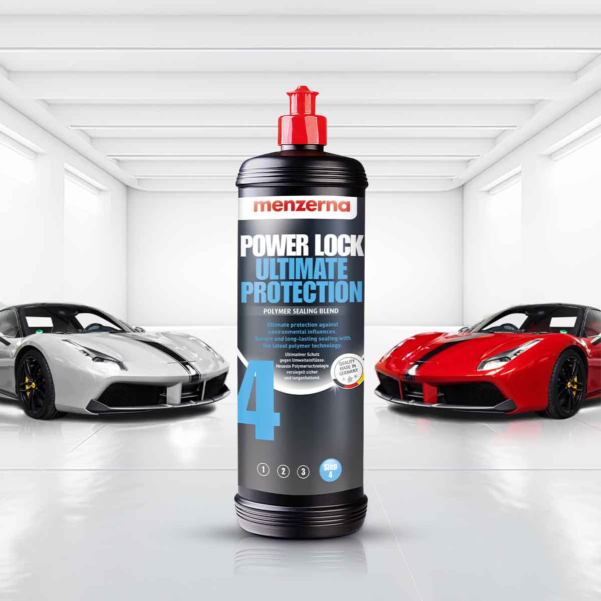 Menzerna Power Lock Ultimate Protection 1 Ltr, polymer sealant offering durable protection and a deep shine for vehicle paint
