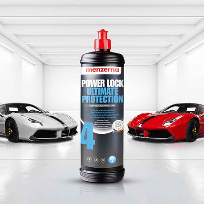 Menzerna Power Lock Ultimate Protection 1 Ltr, polymer sealant offering durable protection and a deep shine for vehicle paint