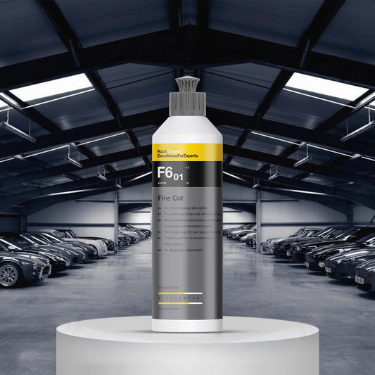 Koch Chemie Fine Cut F6.01 250ml, silicone-oil-free polishing compound for removing scratches and sanding marks on paintwork.