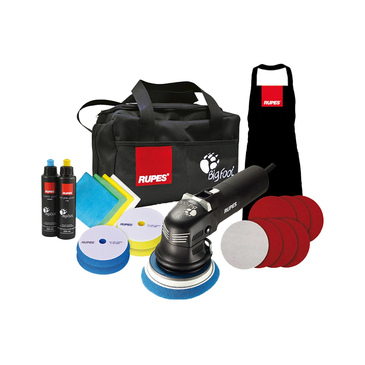 Rupes LHR 12E Duetto Random Orbital Polisher Deluxe Kit