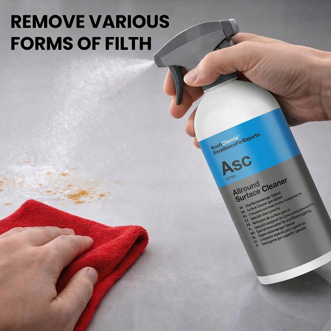 Koch Chemie Allround Surface Cleaner 500 ml Allround Surface Cleaners cleaning with microfiber