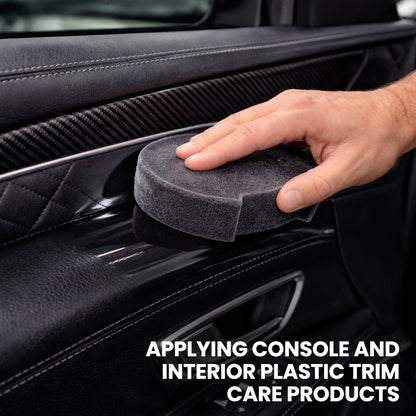 Koch Chemie Application Sponge cleaning with hand on car side view