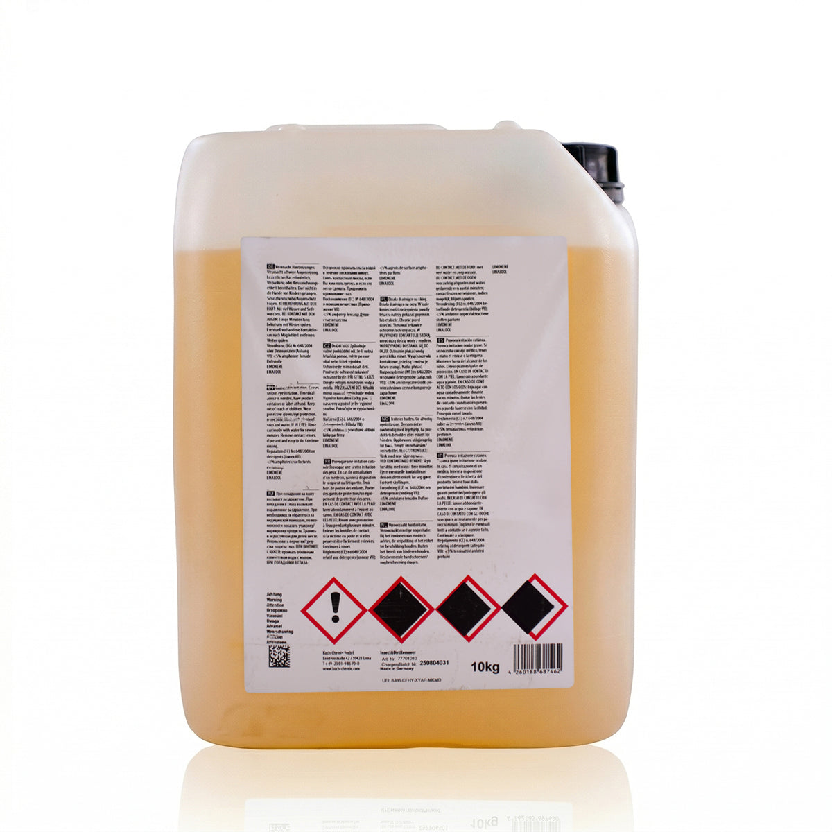 Koch chemie Insect&Dirt Remover 10L Insect&Dirt Remover side right view on white background