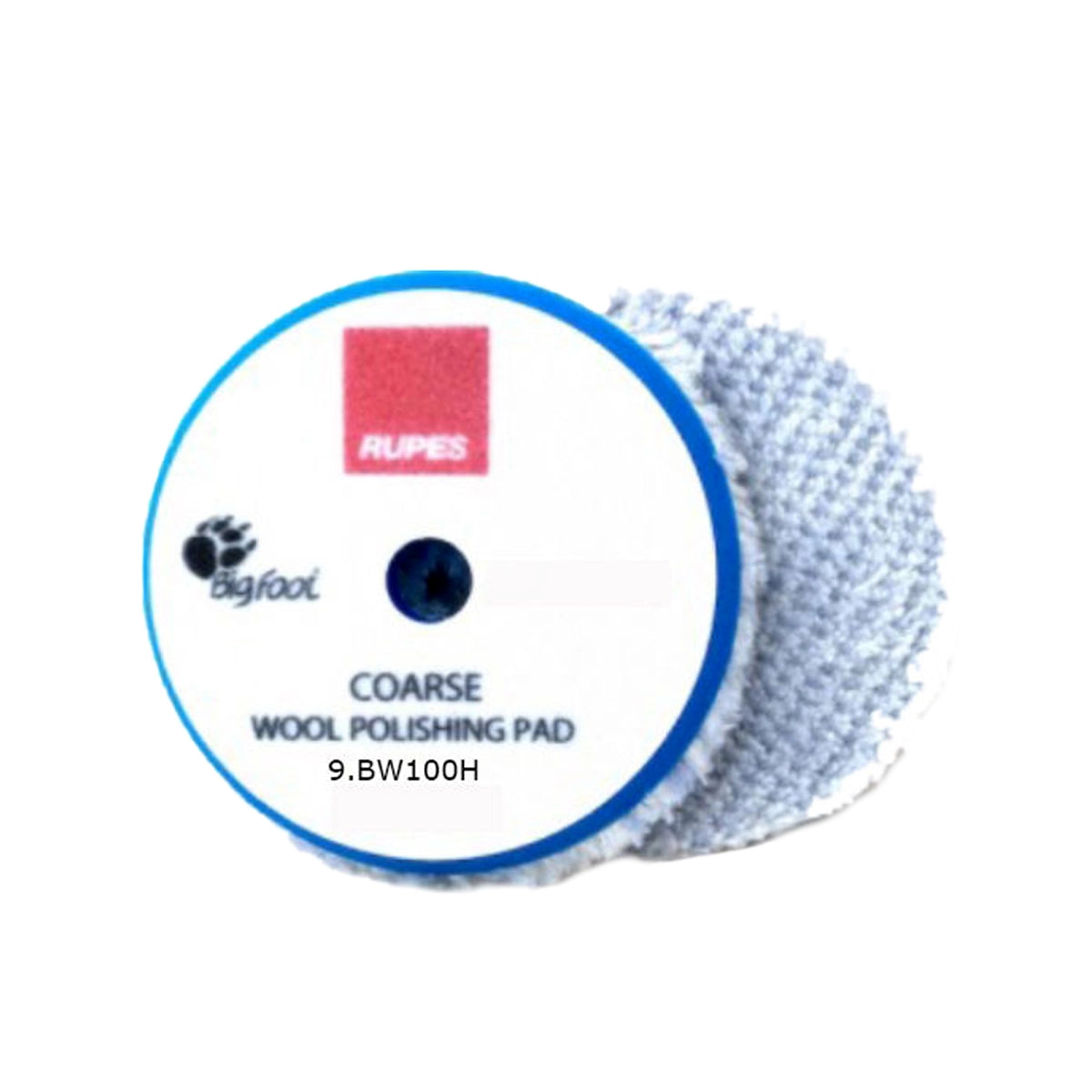 Rupes Coarse Blue Wool Compounding Pad 80/90 mm