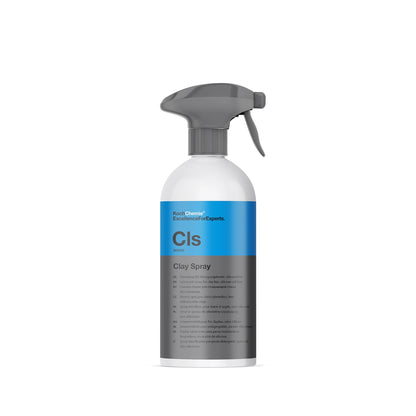 500ml Koch Chemie Clay Spray with mild lubricant for scratch-free cleaning and extended clay bar or pad life.