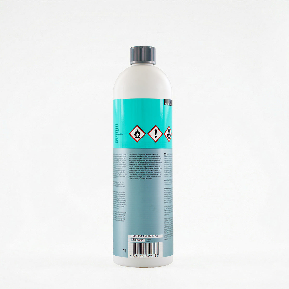Koch Chemie Rubber Refresher 1L Rubber and Plastic Care right side view on gray background