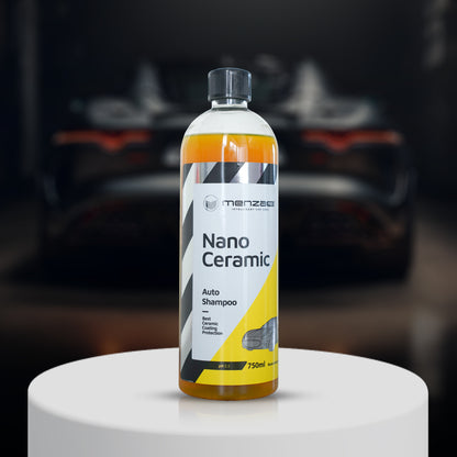 MenzaPro Nano Ceramic Auto Shampoo 750ml, high-tech car shampoo for a glossy finish and long-term protection.