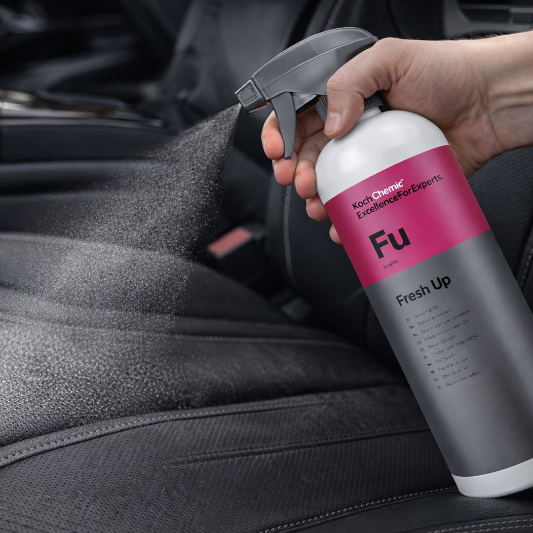 Koch Chemie Fresh Up 1Ltr Vehicle Air Fresheners spraying inside car