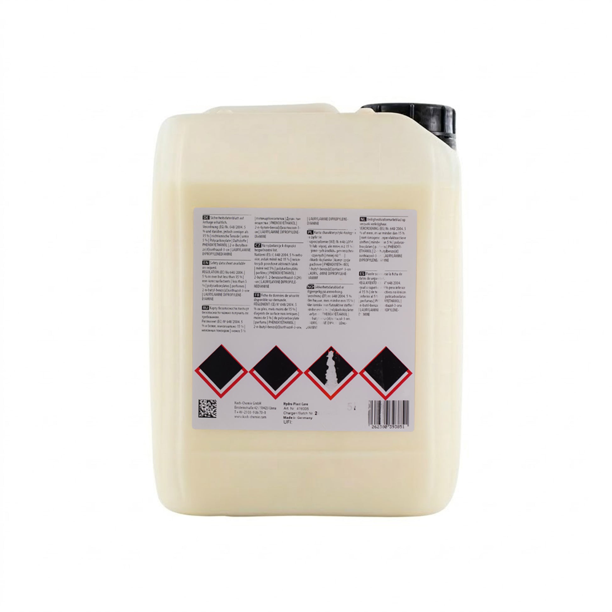 Koch Chemie Hydro Plast Care 5L Hydro Plast in side right view on white background