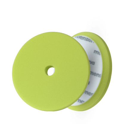 Menzerna Premium Green Soft Cut Foam Pad 180mm/7” with safety edge, ideal for rotary and orbital machines for smooth, high-quality detailing.