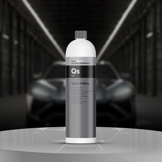 Koch Chemie Quick & Shine 1L Allround Finish Spray for streak-free cleaning and long-lasting surface protection.