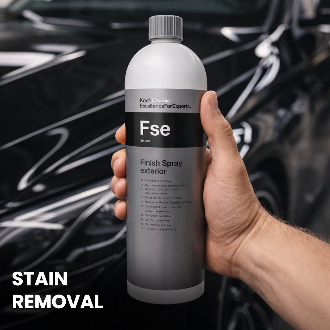 Koch Chemie Finish Spray Exterior 1L bottle in hand view