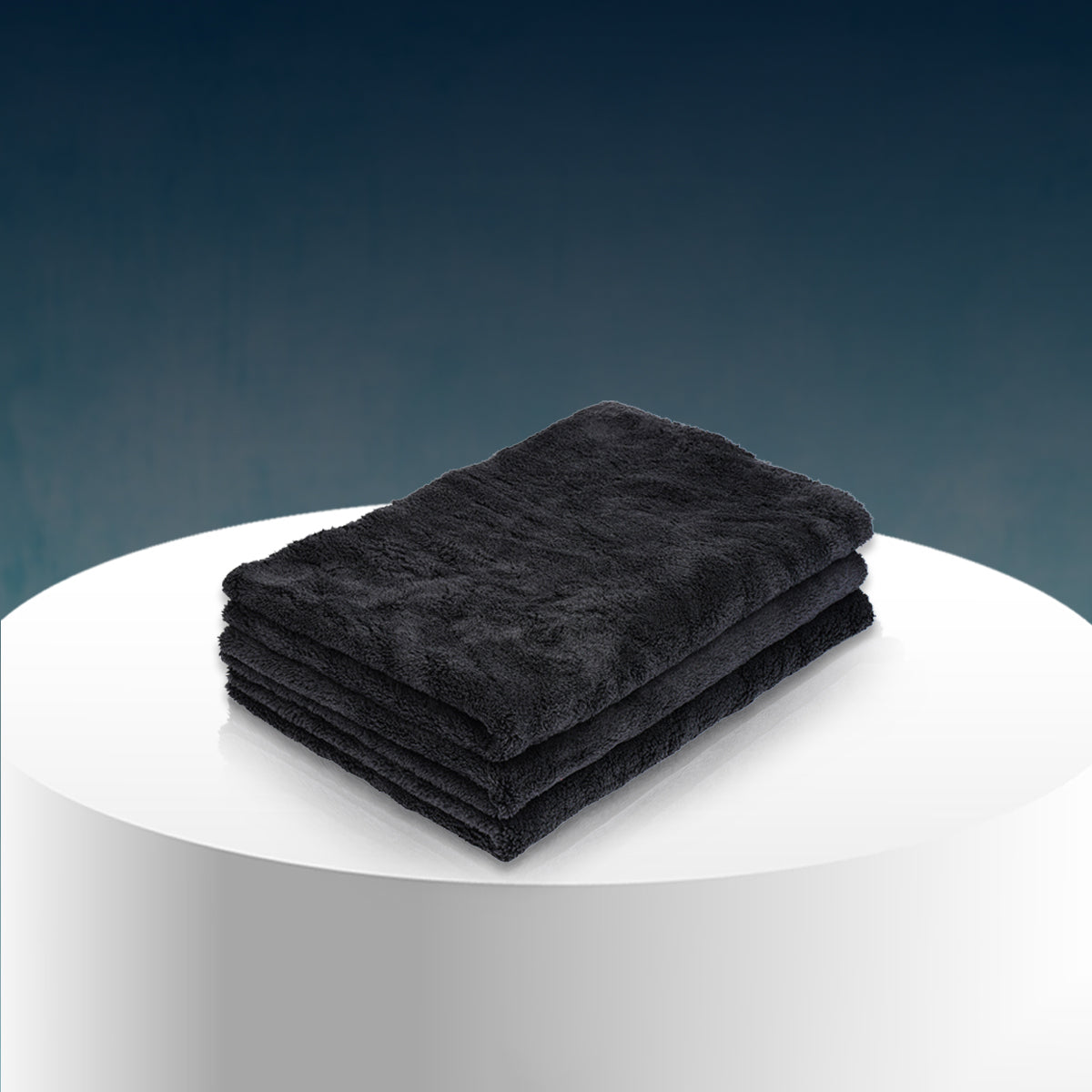 Poshlyf Drier Superb 600 GSM Black Microfiber Titaniumline 60cmx40cm