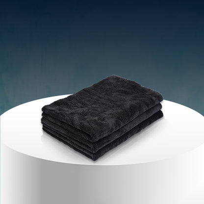 Poshlyf Drier Superb 600 GSM Black Microfiber Titaniumline 60cmx40cm