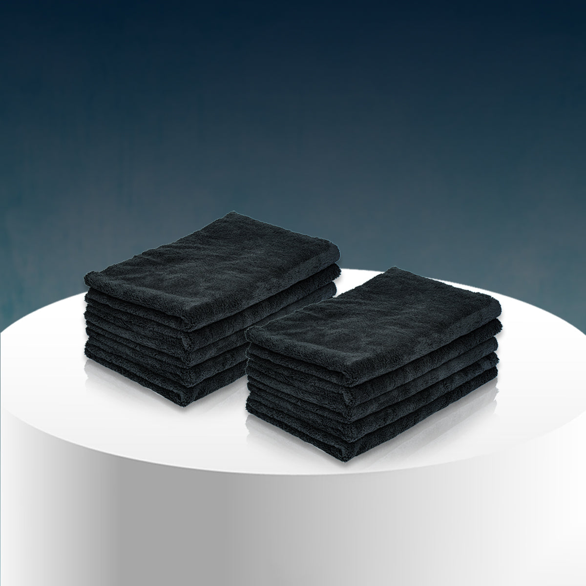 Poshlyf Drier Superb 600 GSM Black Microfiber Titaniumline 60cmx40cm