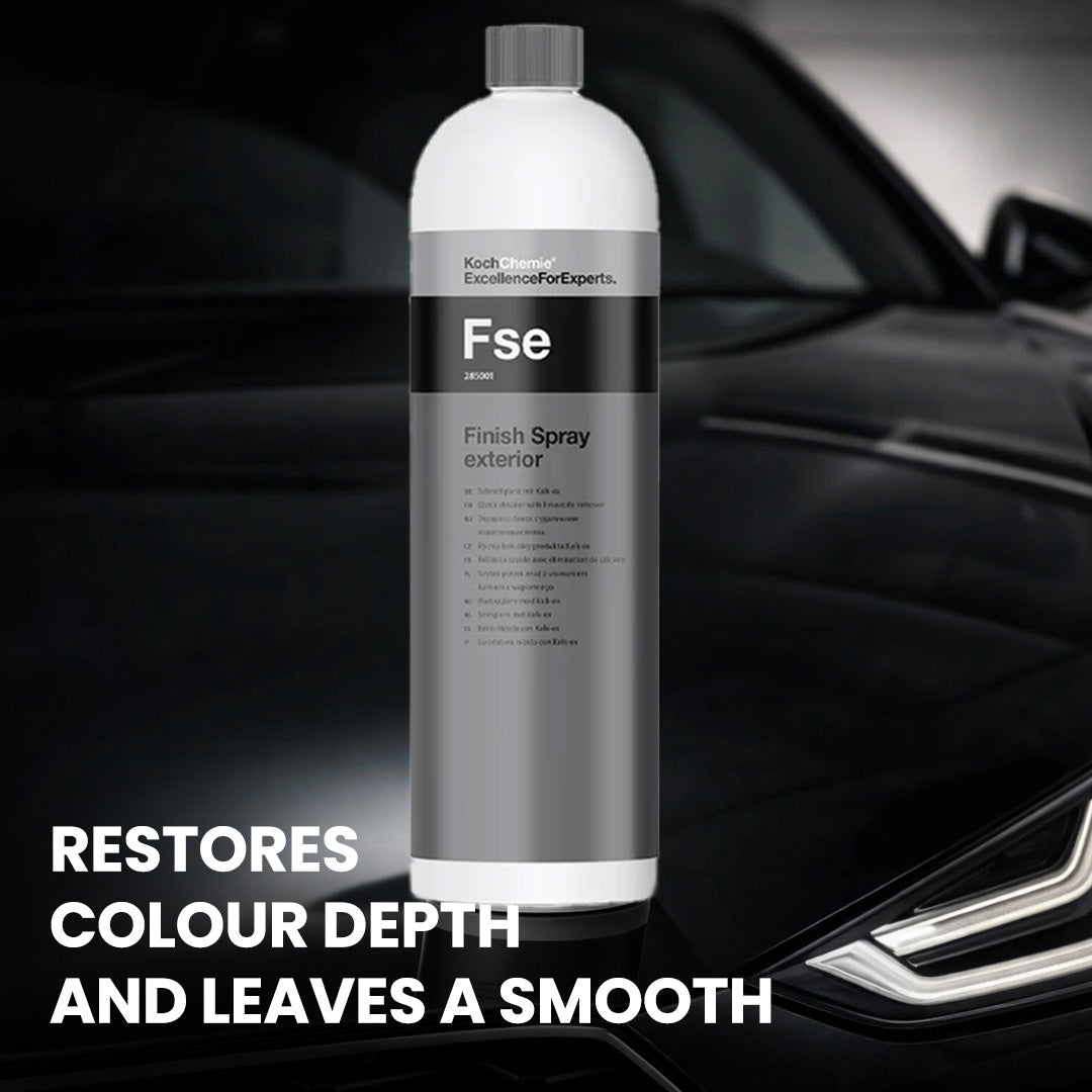 Koch Chemie Finish Spray Exterior 1L bottle on car background