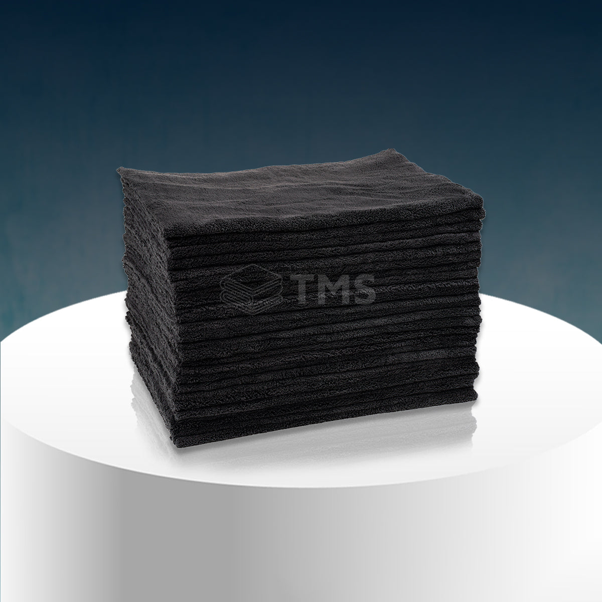 Poshlyf Drier Superb 600 GSM Black Microfiber Titaniumline 60cmx40cm