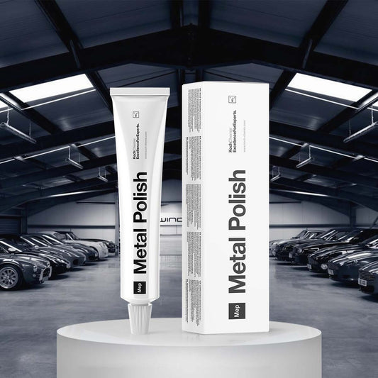 Koch Chemie Metal Polish 75ml for polishing all metal surfaces, removing rust and grime for a brilliant gloss.