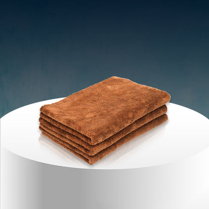 Poshlyf Drier Superb 600 GSM Brown Microfiber Titaniumline 60cmx40cm