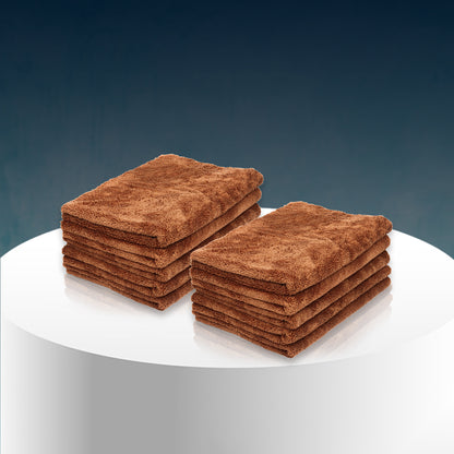 Poshlyf Drier Superb 600 GSM Brown Microfiber Titaniumline 60cmx40cm