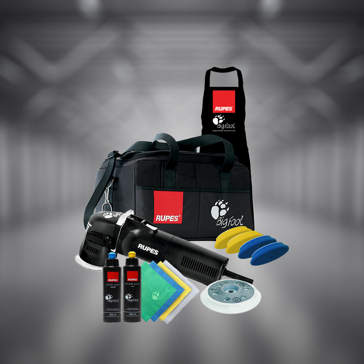 Rupes LHR 75E Mini Random Orbital Polisher Deluxe Kit