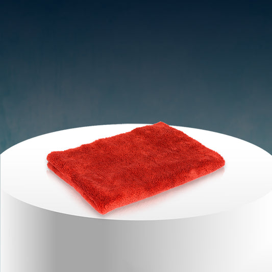Poshlyf Drier Superb 600 GSM Red Microfiber Titaniumline 60cmx40cm
