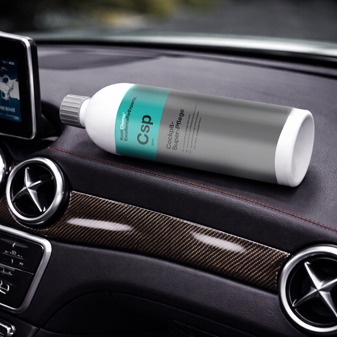 Koch Chemie Cockpit-Super Pflege 1L Interior cleaner horizontal view inside car