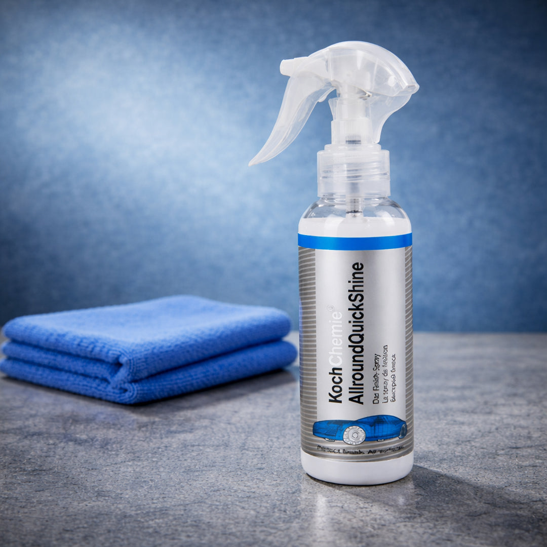Koch Chemie Allround Quick Shine 140 ml Vehicle cleaners on light blue background 