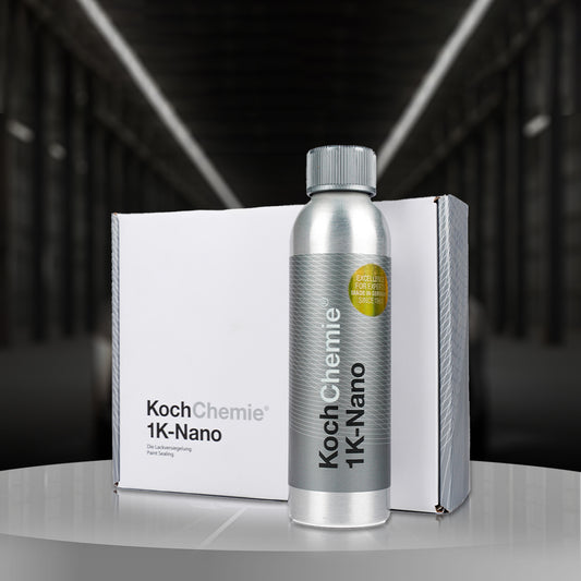 Koch Chemie 1K-Nano 250ml Kit with high-quality paint sealant for long-lasting protection and shine.
