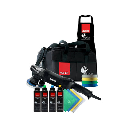 Rupes LHR15ES Random Orbital Polisher Machine Deluxe Kit