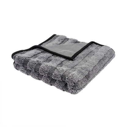 Poshlyf Chipmunk Extreme Drying Towel 600 GSM Grey with Border 80cm x 50cm (1 unit)-(10 unit)