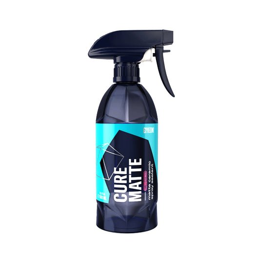 Cure Matte Redefined is a silica-based spray sealant from the car care brand GYEON