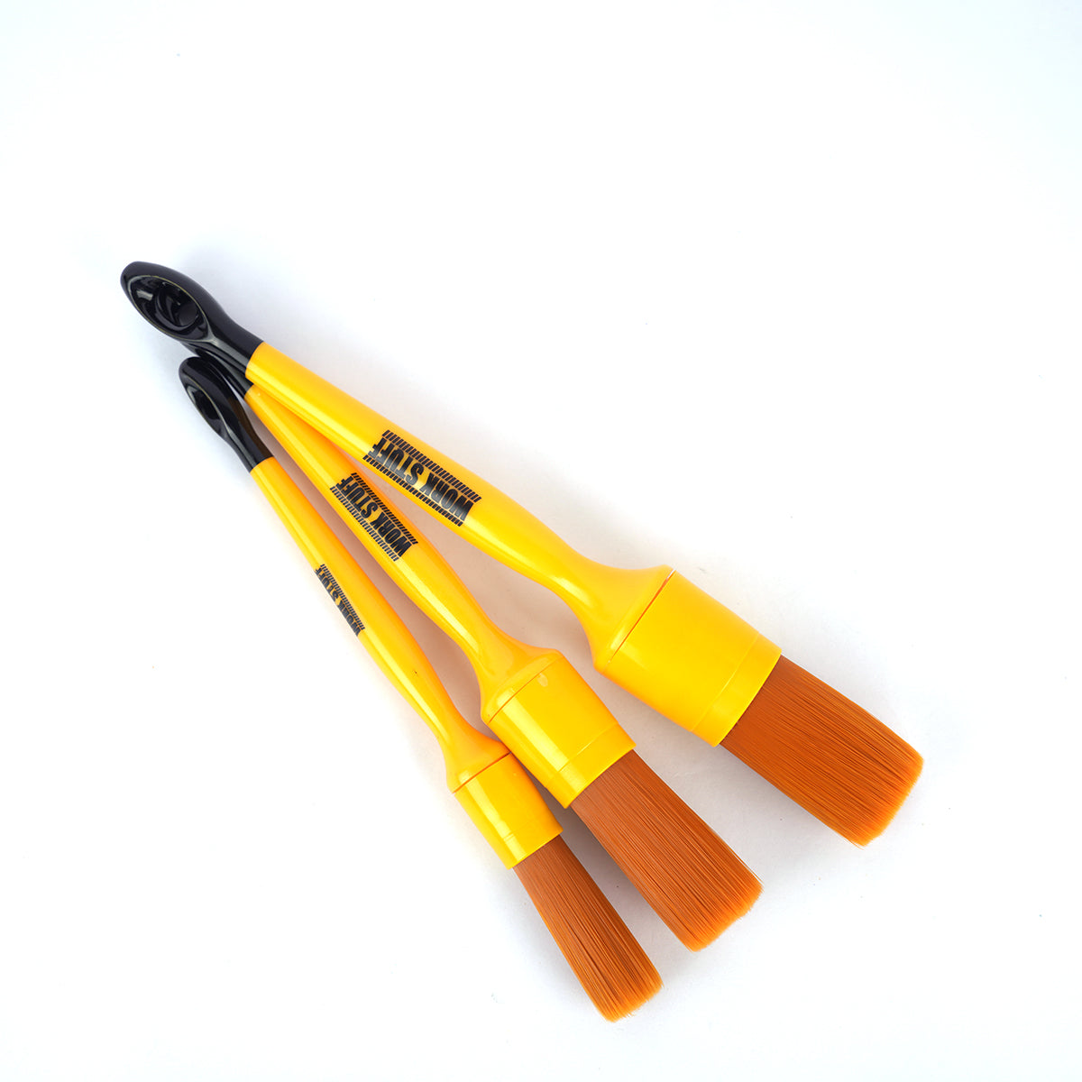 Work Stuff Detailing Brush Albino Orange 3 Pack