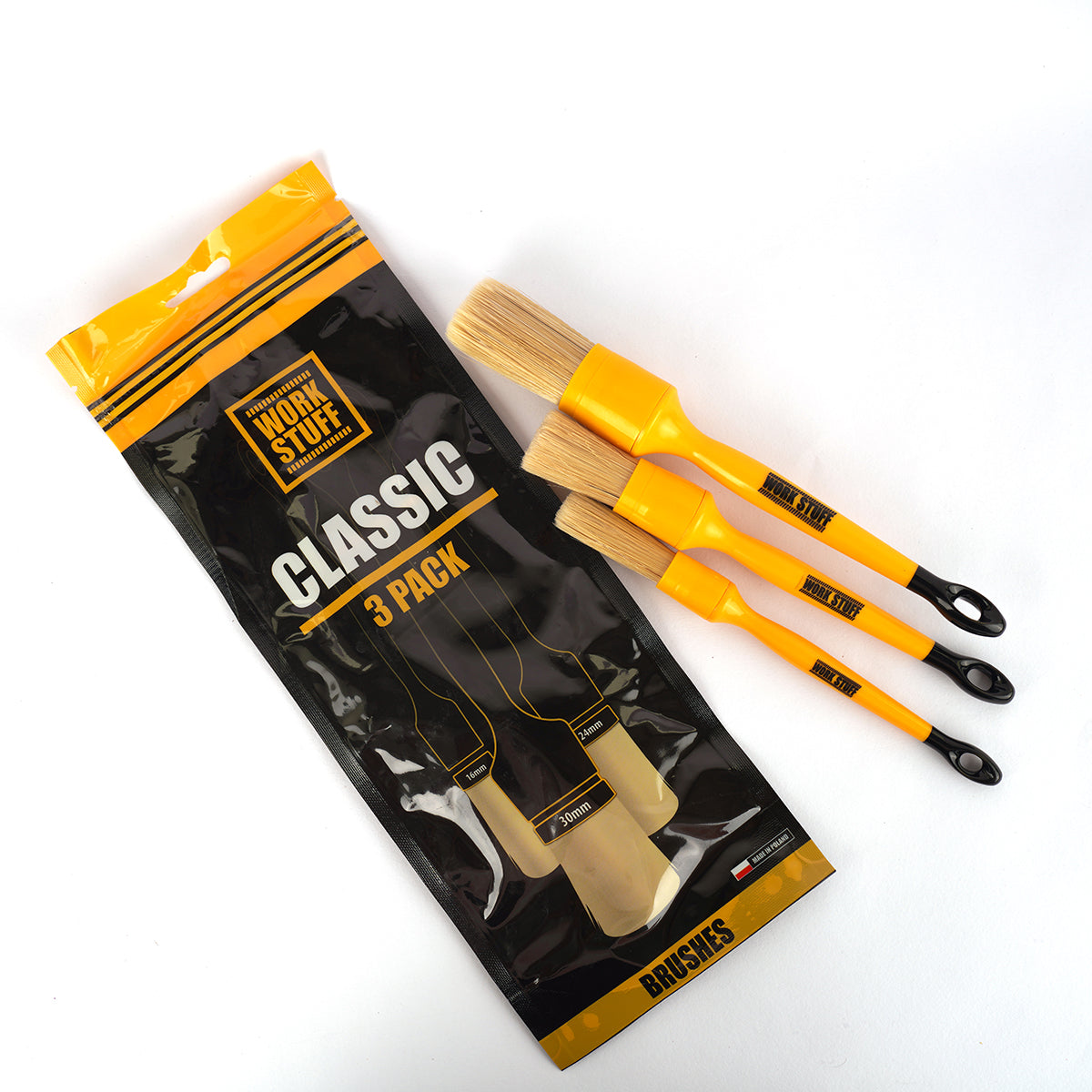 Work Stuff Detailing Brush Classic 3-pack