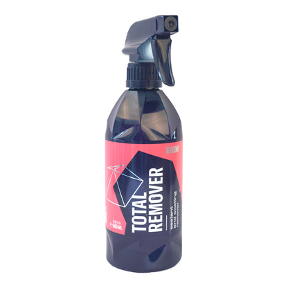 Spray bottle labeled 'Total Remover' on a white background