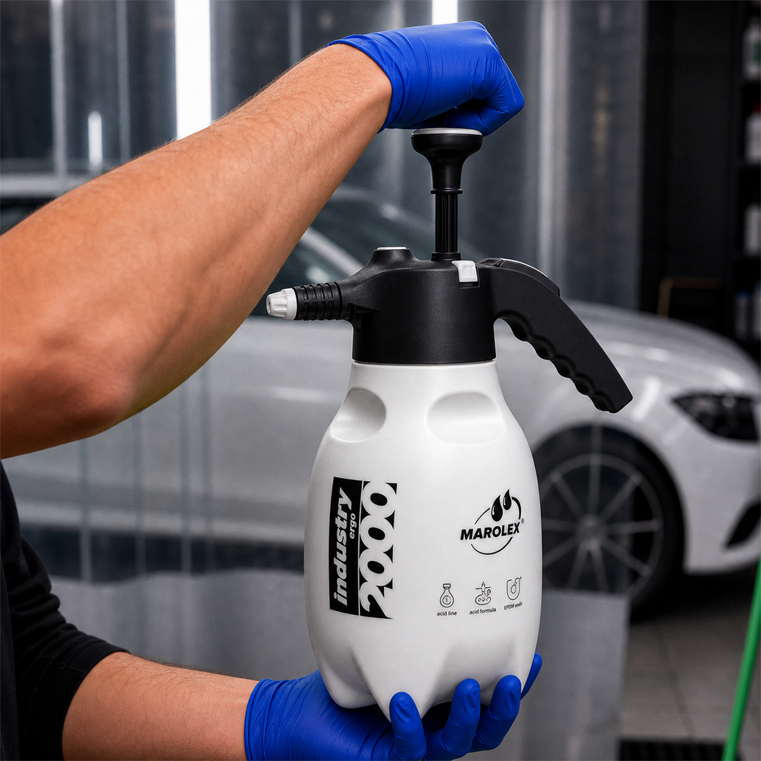 Marolex Sprayer Industry ERGO 2000ml (ACID-line White)