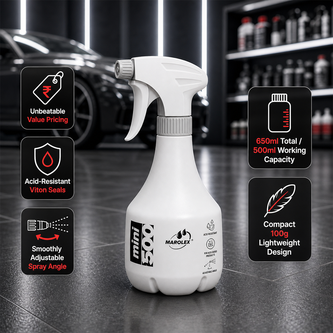 Marolex Sprayer Mini Acid Line 500ml