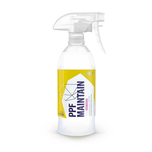 Spray bottle labeled 'PPF Maintain' on a white background