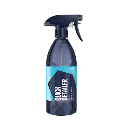"QuickDetailer" is a type of car care product used for a quick clean and shine