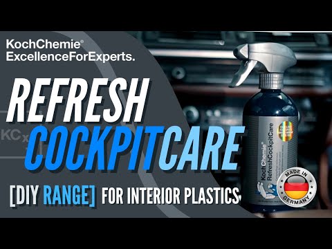 500ml Koch Chemie Refresh Cockpit Care for long-lasting protection and a fresh scent for your vehicle's interior.