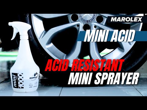 Marolex Acid Line Mini Sprayer 1L – Acid-resistant, ultra-durable, and compact for easy storage and precise spraying.