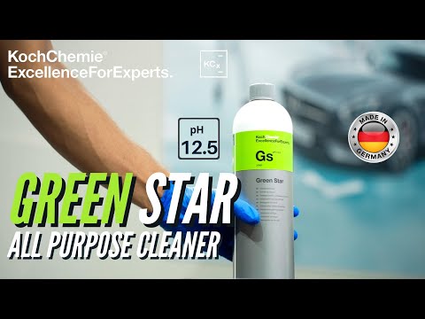 Green Star 5L by Koch Chemie, multipurpose cleaner for vehicles, machines, and industrial surfaces, offering high dirt and oil removal.