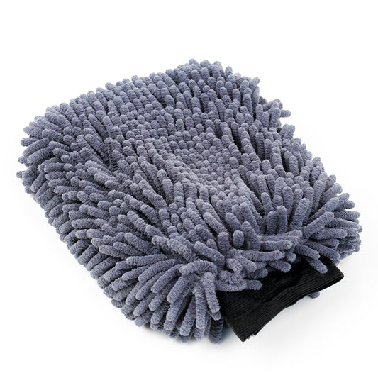 PoshLyf Washmitt Chenille 18cm x 12cm (1 Unit) GREY