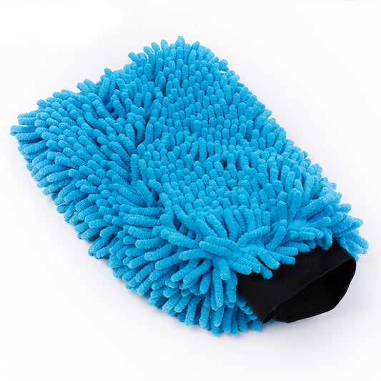 PoshLyf Washmitt Chenille 18cm x 12cm (1 Unit) Light Blue